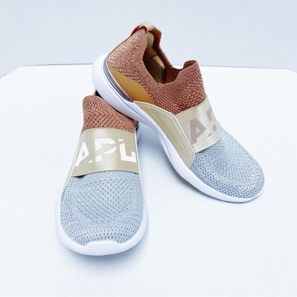 APL - Rose Gold Metallic Techloom Bliss Slip On Shoes - Picture 2 of 5